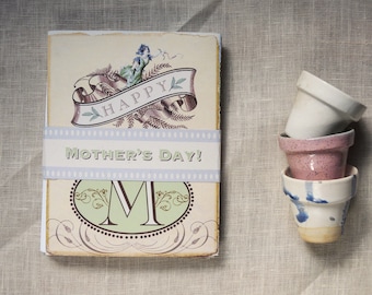 Happy Mother's Day mantel card spring garden hostess gift