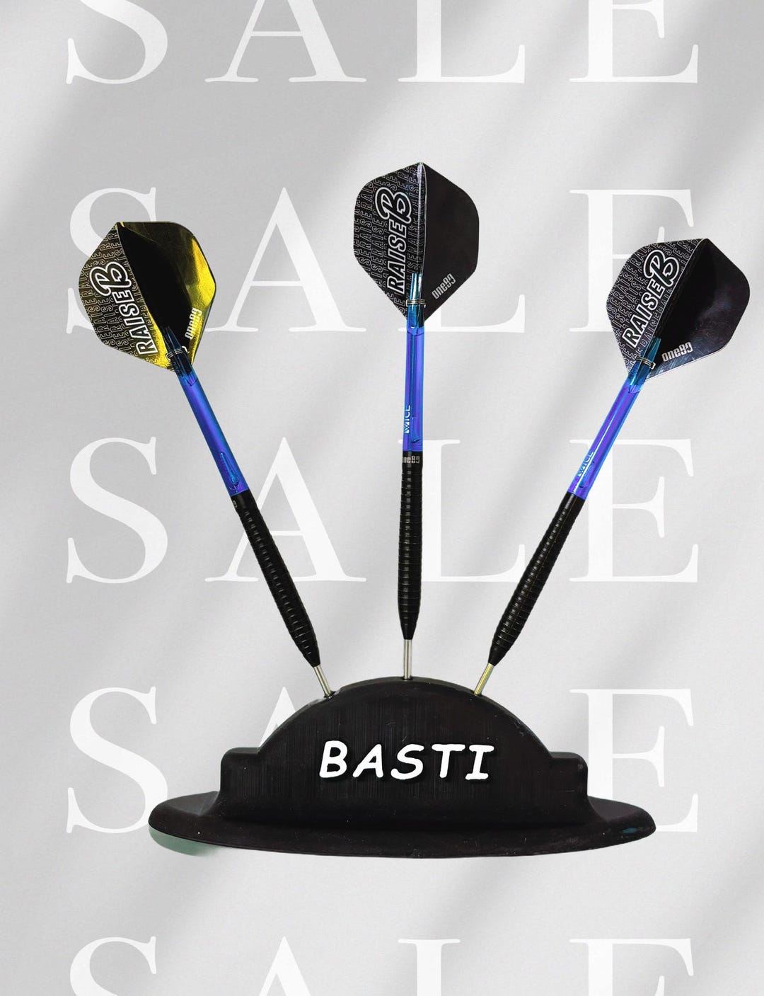 Porta Freccette Personalizzato Con Stampa 3D Con Testo E Base Per Contenere 3 Freccette Regalo Di Compleanno Decorativo Per Gli Amanti Delle Freccette - CALLIE - Foto 4