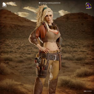 Unbemalte Monster Hunter Wilds: Gemma Figur |Perfektes Geschenk für Sammler & Selbermaler|