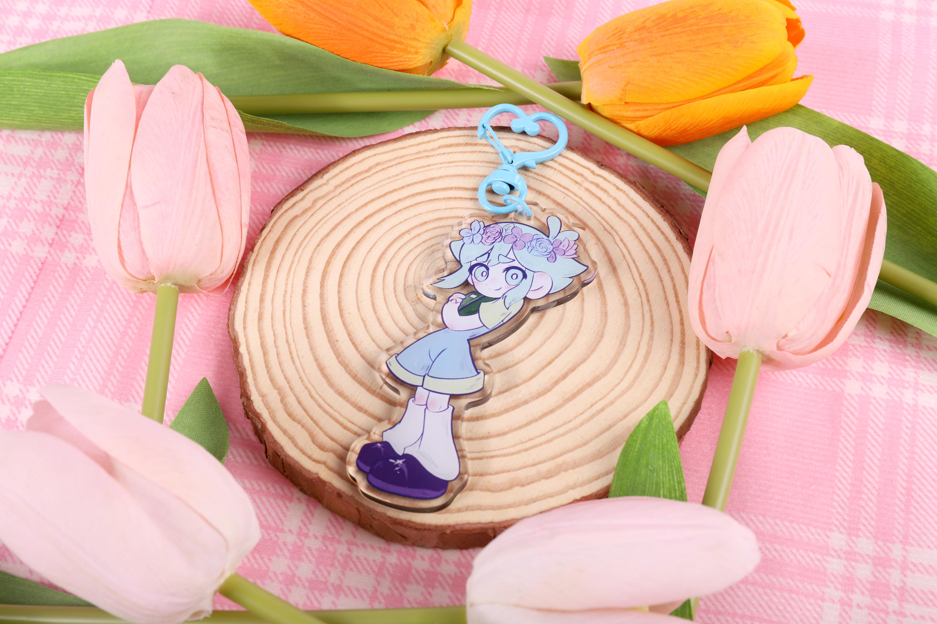 OMORI スイートハート キーチェーン OMORI スイートハート キーチェーン OMORIスイートハートアクリル