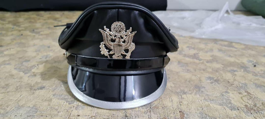 Leather Biker Cap - Finest Soft Real Leather Biker ,muir Cap Us Hat in ...