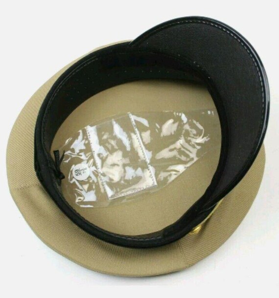 USA Military Hat US Navy Officer's Cap Dress Khaki UNIFORM Hat W