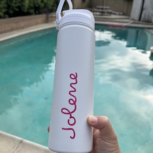 Love Island Inspired Name Decal / Custom Name Decal / Water Bottle Sticker / Water Bottle Decal (Water Bottle not included)