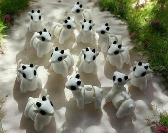 Mini Goat Fidget Toy: Keychain Stress Relief, Stocking Stuffer