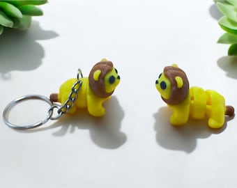 Cute Mini Lion Fidget - Keychainable Fall Sensory Stress Relief for Halloween Trick or Treat|Perfect Gift&Decor for Kids,Teens,Adults