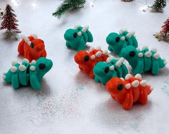 Mini Stegosaurus Fidget Toy: Keychain Dino, Stress Relief