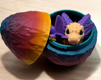 Cute Axolotl Dragon with Egg - Adopt a Baby Fantasy Creature Axolotl with Magical Egg Perfect for Halloween & Christmas Gifts