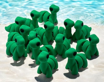 Mini Brontosaurus Fidget Toy: Sensory Stress Relief, Stocking Stuffer