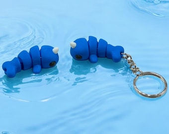 Mini Narwhal Fidget Toy: Keychain Stress Relief, USA Made