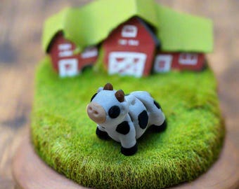 Mini Cow Fidget: Sensory Stress Relief Keychain