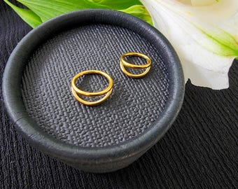 16G Solid Double Conch Clicker Hoop| Nose Ring| Septum Hoop| Tragus Jewelery | Helix Hoop| Hoop Earring| Earlobe Earrings| Hoop Earring
