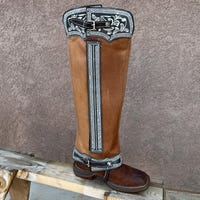 Chaps Courts Pour Cow-boy - Polainas Charra - Équitation Mexicaine (NELIDAS)