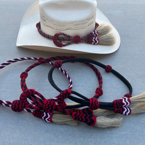 Handmade Western Hat band, Horse Hair Cowboy Rodeo Western Hat Decoration