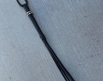Leather Horse Whip / Cuarta de Caballo Charra
