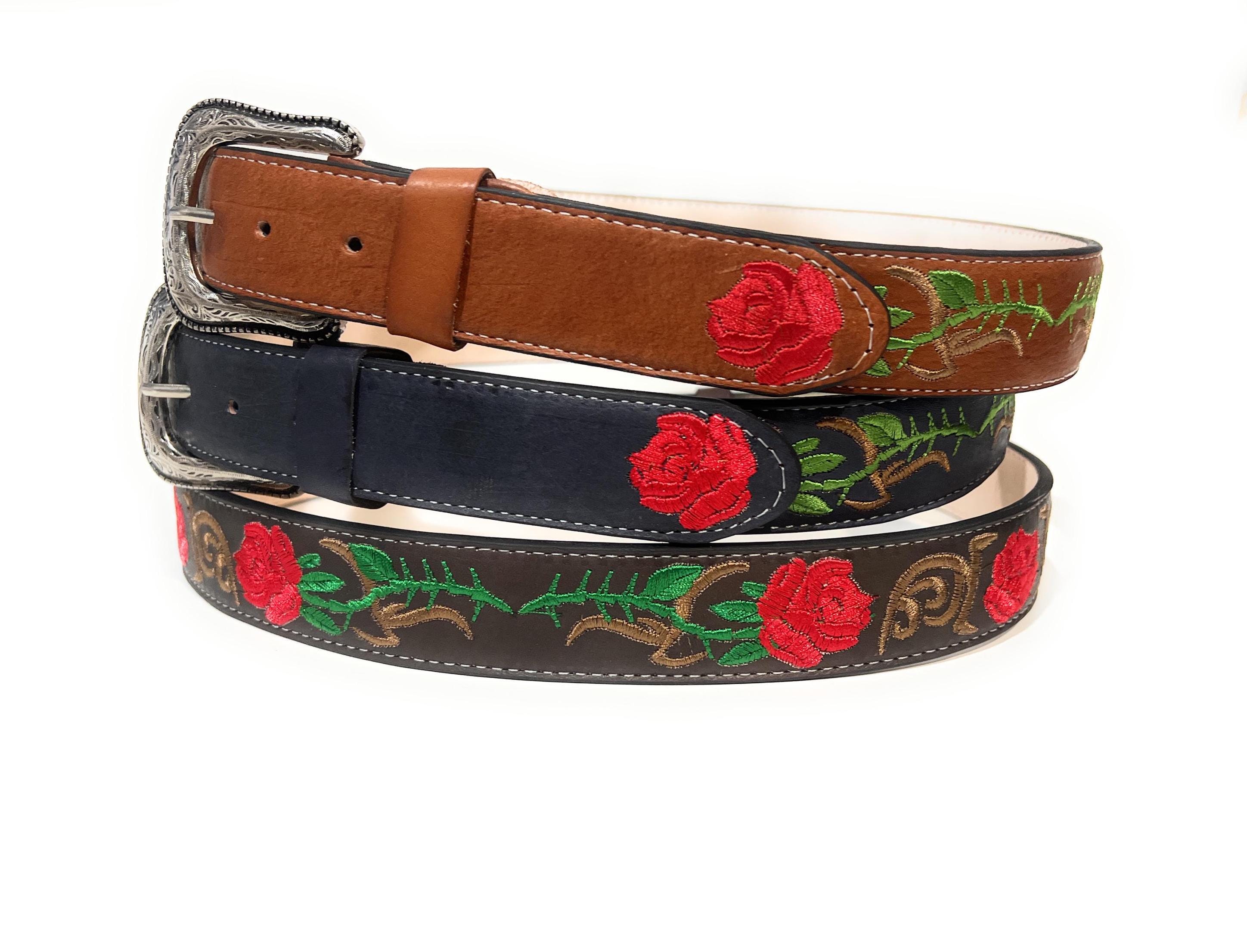 70s Embroidered Belt - Etsy display picture 2