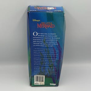 Vintage Ariel Little Mermaid Disney 1991 New sealed in box Tyco Doll Damaged Box image 12