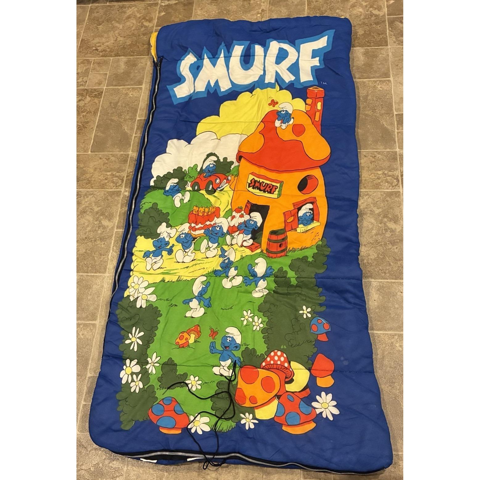 Smurf Sleeping Bag - Etsy