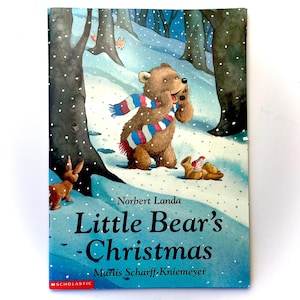1997 Little Bear’s Christmas - Norbert Landa, Marlis Scharff-Kniemeyer - Vintage Children’s Book