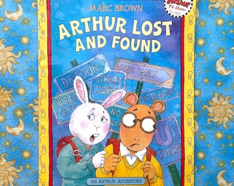 1998 Arthur Förlorad och funnen - Marc Brown - Vintage barnbok