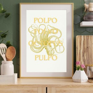 Modern Minimalist Kitchen Poster Kitchen Decoration Kitchen Art Chic Kitchen Decor Gourmet Kitchen Decor Culinary Art Poster