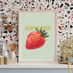 Modern Minimalist Kitchen Poster Kitchen Decoration Kitchen Art Chic Kitchen Decor Gourmet Kitchen Decor Culinary Art Poster