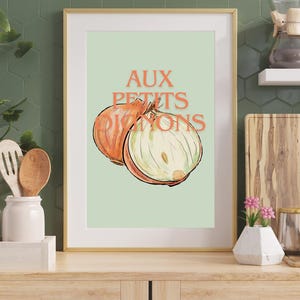 Modern Minimalist Kitchen Poster Kitchen Decoration Kitchen Art Chic Kitchen Decor Gourmet Kitchen Decor Culinary Art Poster