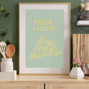 Modern Minimalist Kitchen Poster Kitchen Decoration Kitchen Art Chic Kitchen Decor Gourmet Kitchen Decor Culinary Art Poster