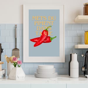 Modern Minimalist Kitchen Poster Kitchen Decoration Kitchen Art Chic Kitchen Decor Gourmet Kitchen Decor Culinary Art Poster