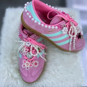 Enamel Pearl & Premium Beads Shoes Chain for Sneakers