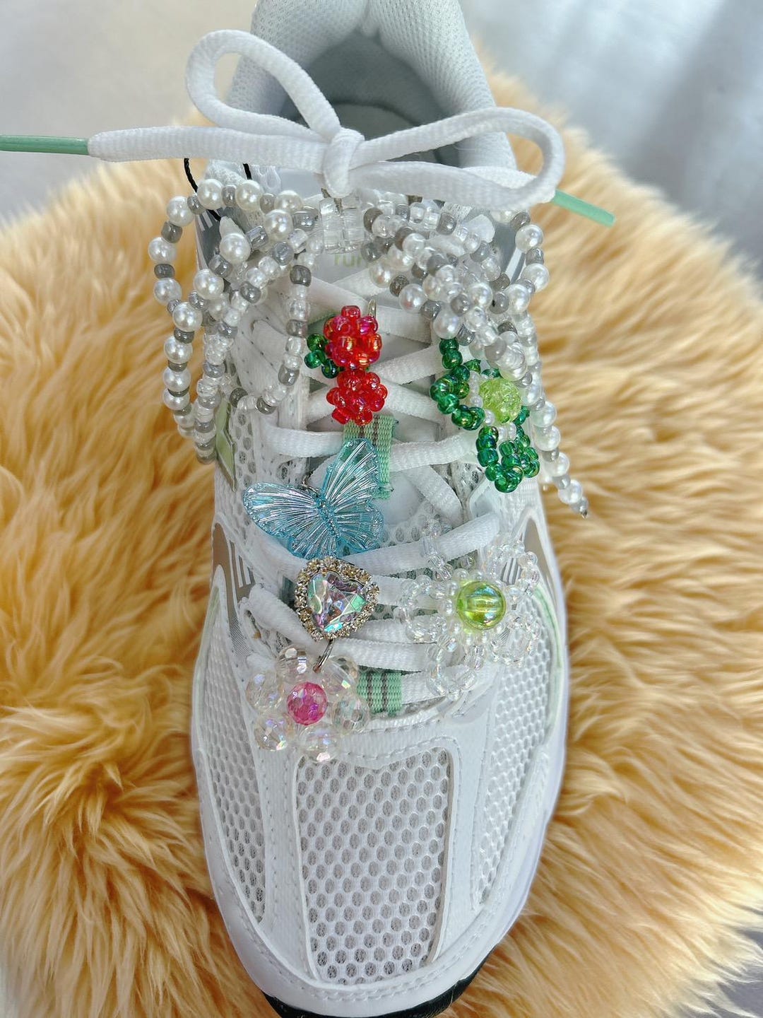 Pearl Tassel Shoelace Charms for Sneakers - Etsy