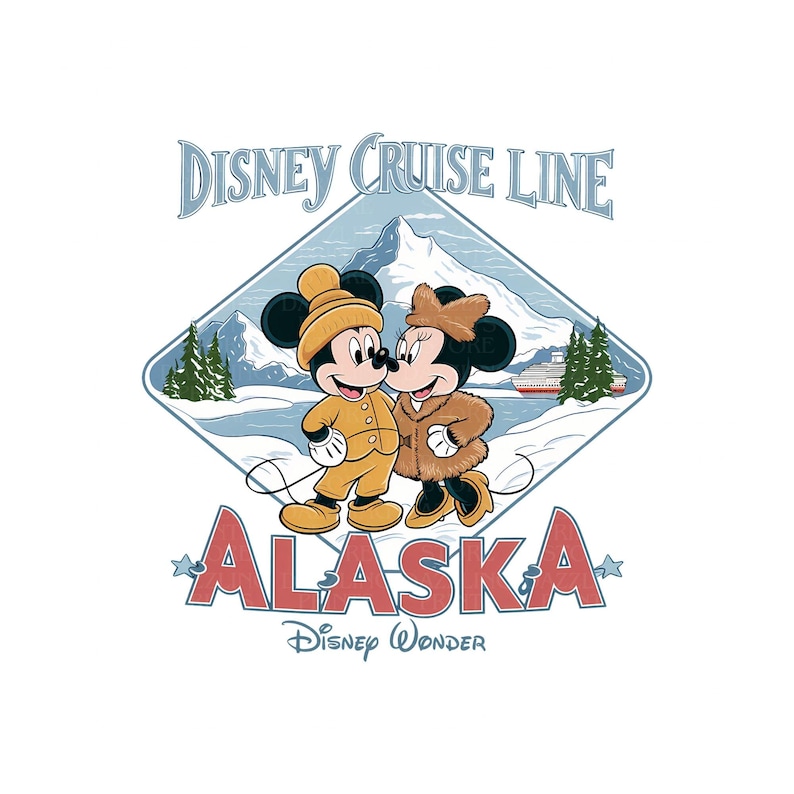 Mouse Alaska Png, Cruise Line Alaska Wonder Png, Family Vacation Cruise ...