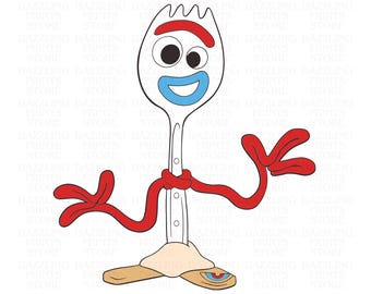 Forky Svg Bundle, LAYERED, Eps files, Forky Clipart, Toy story svg - Design - Cricut - SVG - Silhouette Cameo - EPS - Pdf - Ai - Toy Story