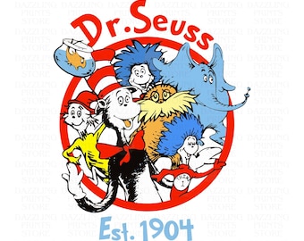 Dr Seuss SVG PNG, Clipart, Cricut, Dr