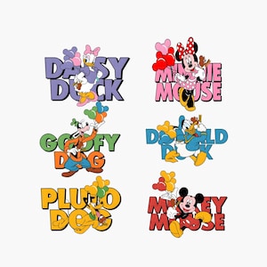 Mickey and Friends Bundle Png, Mickey Birthday Png, Mickey Mouse Png, Mickey Minnie Pluto Goofy Png,Mickey Balloon Png, Digital Download