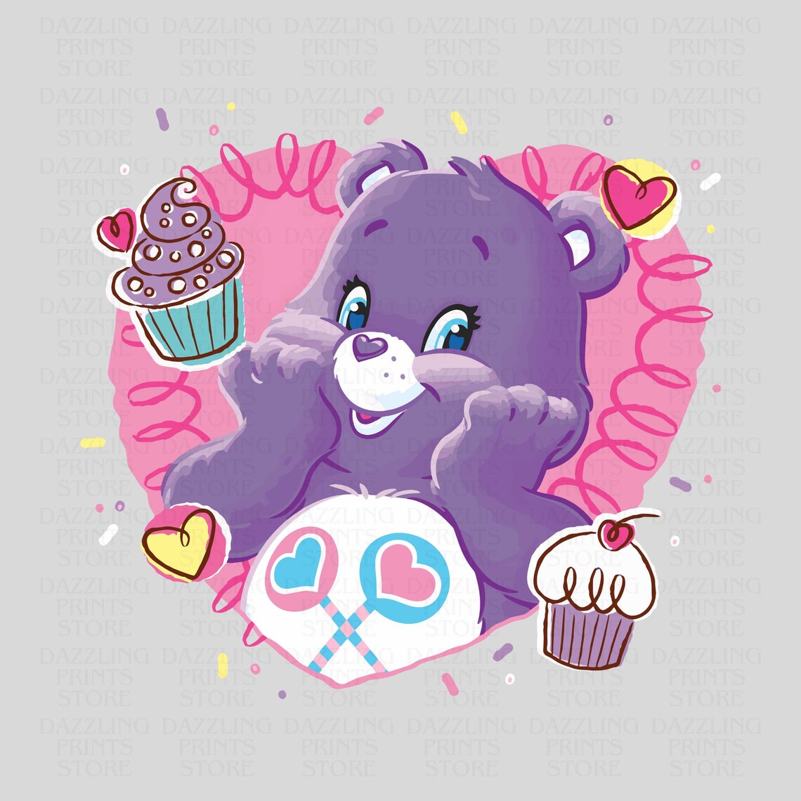 Care Bears Belly Badges Svg, Care Bear SVG , Care Bears Png, Care Bear ...