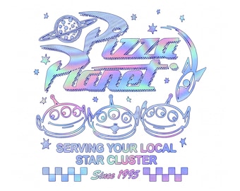 Pizza Planet PNG, Pizza Planet Png Design Files For Cricut Silhouette Cut Files Layered And Print And Cut Toy Story Pixar Logo PNG