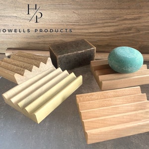 12 natural wood soap dishes made in the USA your choice of wood poplar, sycamore or American cherry image 2