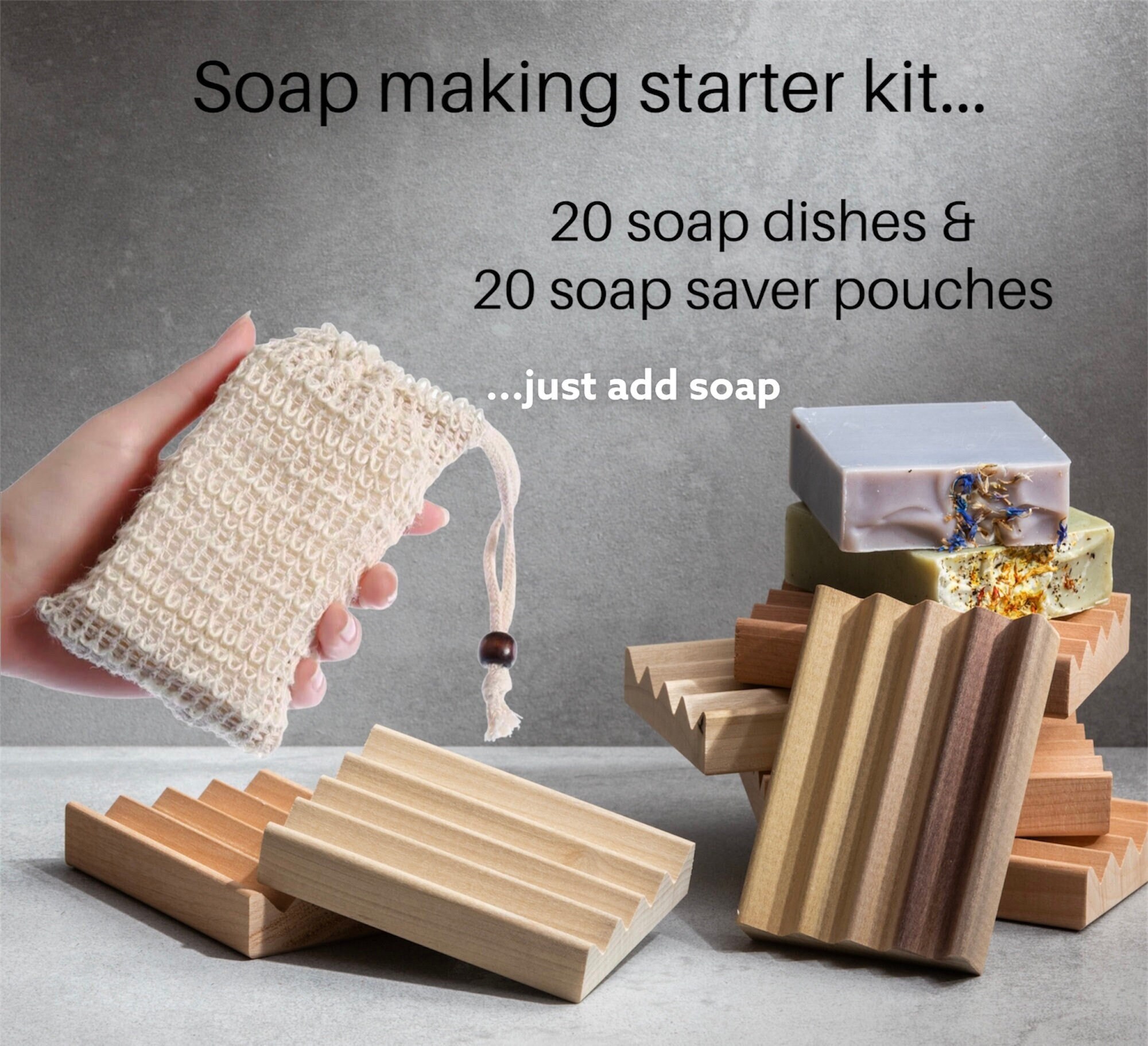 Soap Making Kit, Melt and Pour Soap Kit, Make Your Own Soap Kit, DIY Soap  Making Supplies Kit Adult, Handmade Soap Making Kit for Beginners 