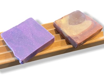 Handmade Red Alder Wood Soap Dish – Boardwalk Style, Set of 8