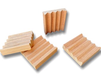 RESERVE LISTING - 116 count - 2.75x3 Spanish cedar Boardwalk style soap dishes 1.65 each