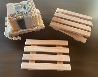 1 or 2 count XL Spanish cedar soap dishes/gift trays