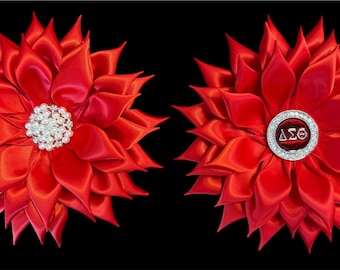 Larger size Delta Sigma Theta Corsage