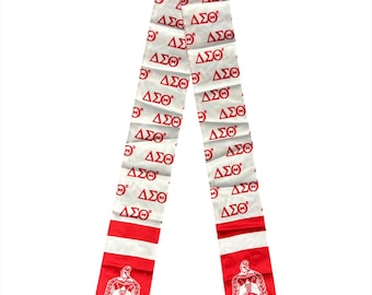 Delta Sigma Theta purse scarf