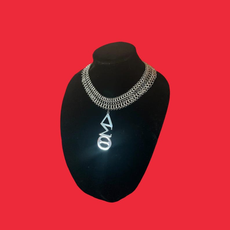 Delta Sigma Theta Necklace, Choker - Etsy