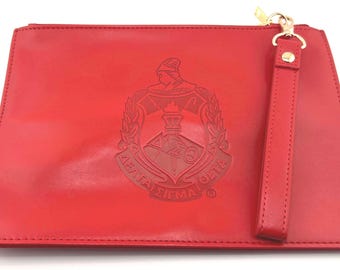 Delta Sigma Theta clutch purse