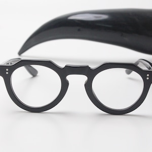 Lunettes en corne de buffle naturelle faites à la main | Montures de lunettes en corne de buffle naturelle | Montures de lunettes faites à la main | Conception unique et port confortable