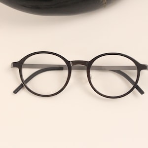 Lunettes en corne de buffle naturelle faites à la main | Montures de lunettes en corne de buffle naturelle | Montures de lunettes faites à la main | Conception unique et port confortable