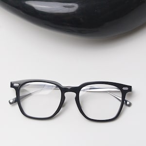 Lunettes en corne de buffle naturelle faites à la main | Montures de lunettes en corne de buffle naturelle | Montures de lunettes faites à la main | Conception unique et port confortable