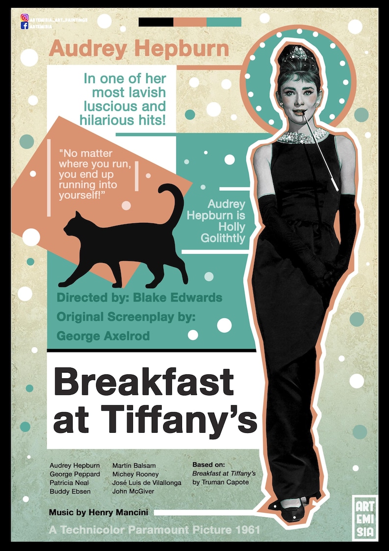 Breakfast at Tiffany's Poster Digital Version - Etsy