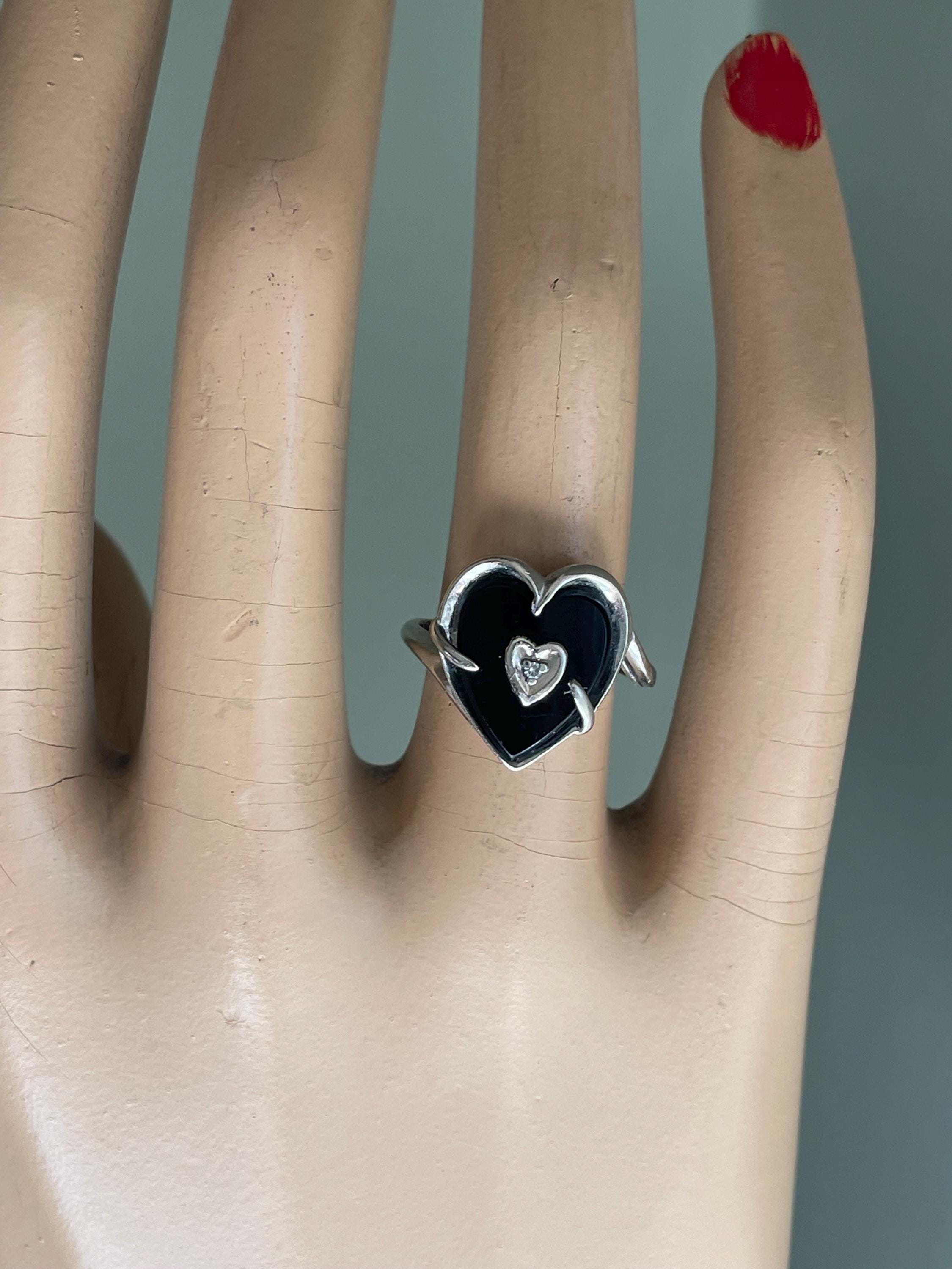 1950's Onyx Ring - Etsy